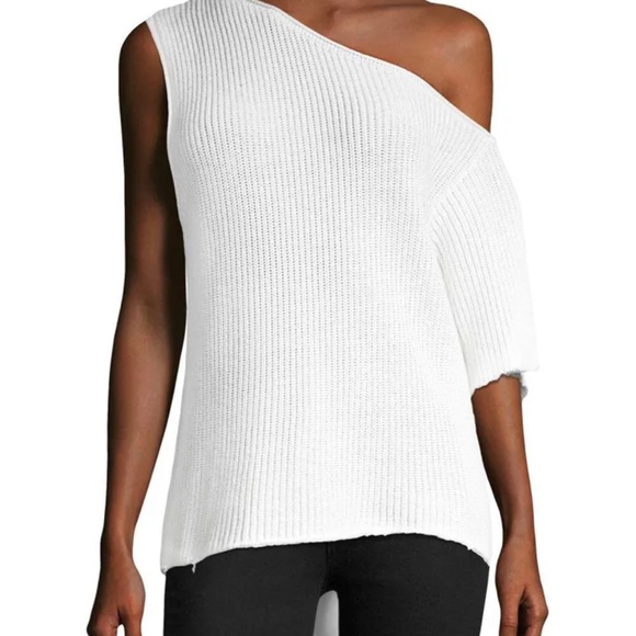 RTA Sloane Sweater in Pale, White Top, Size S - Picture 5 of 7